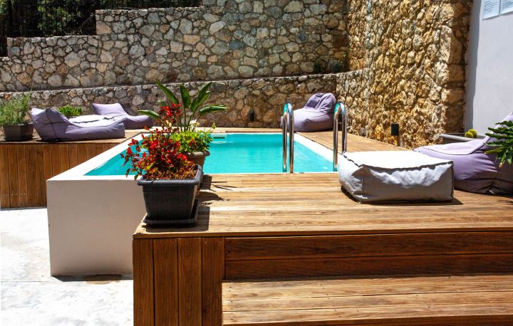 the pool