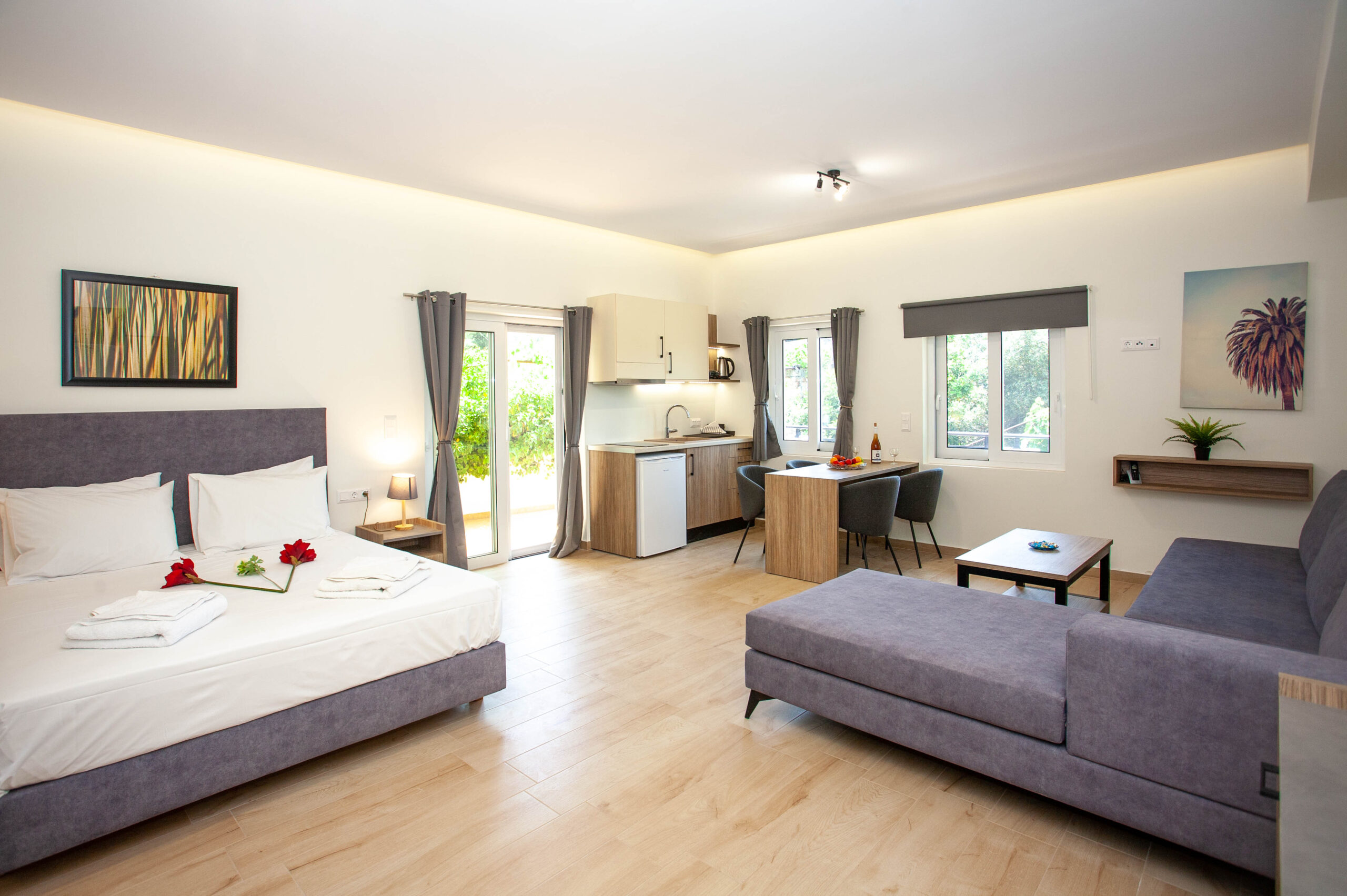 Guest room interior at Azogire Resort